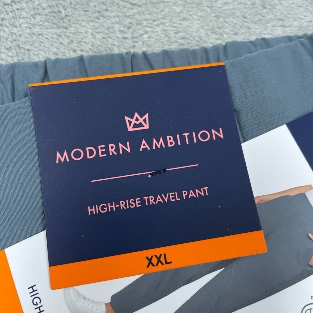 Modern Ambition Ladies High Rise Stretch Travel Pants Womens XXL Blue 0488 - Picture 5 of 14